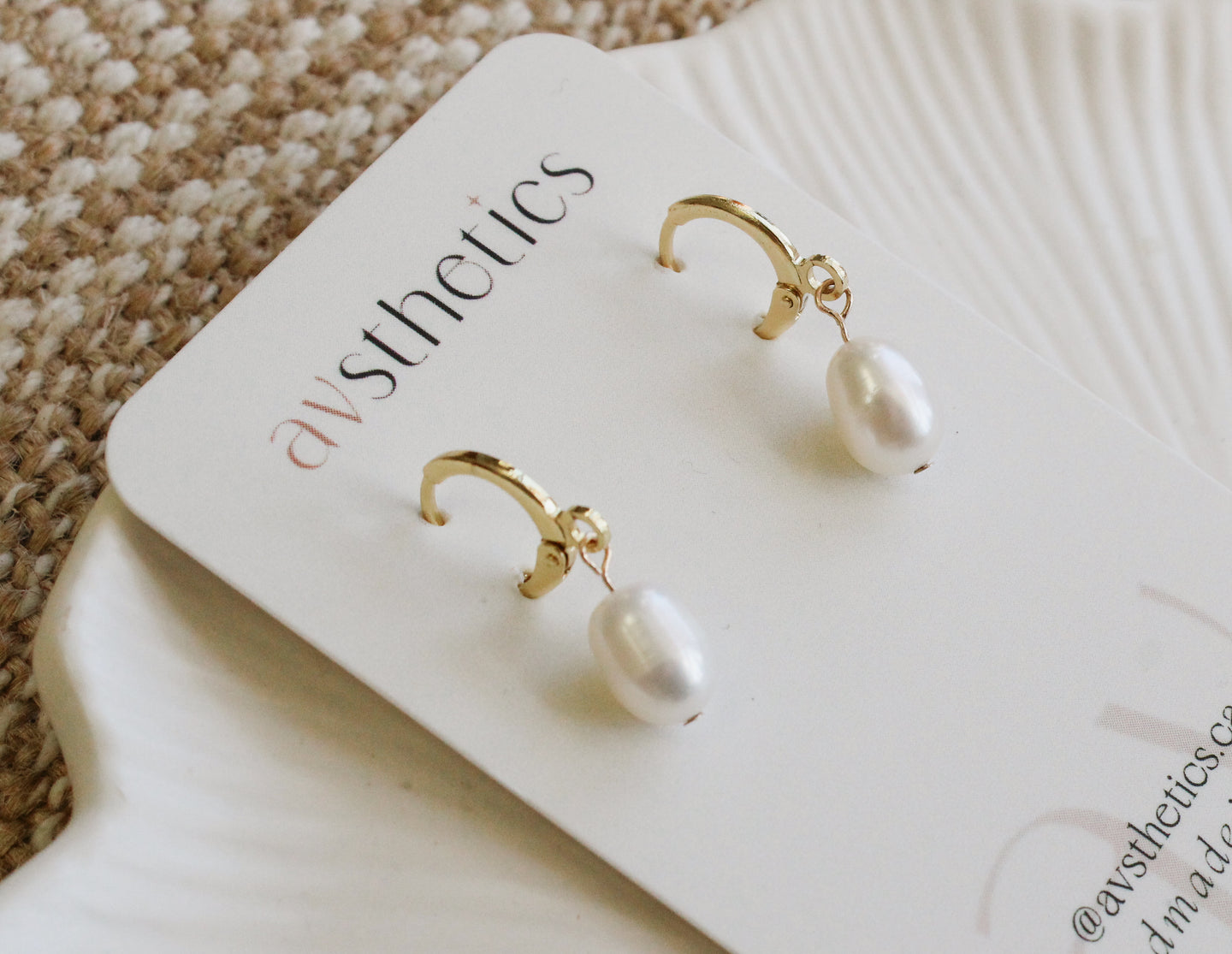 Mia | Freshwater Pearl Huggies